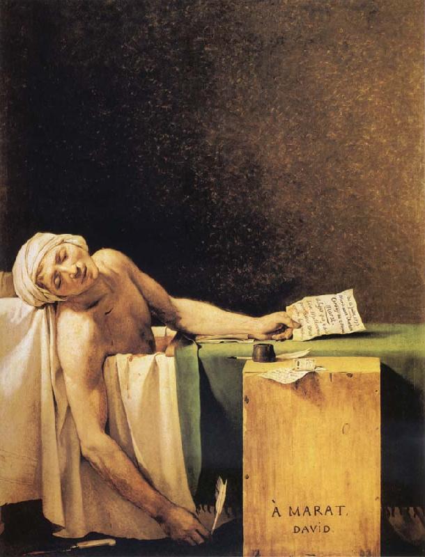 The Death of Marat, Jacques-Louis David